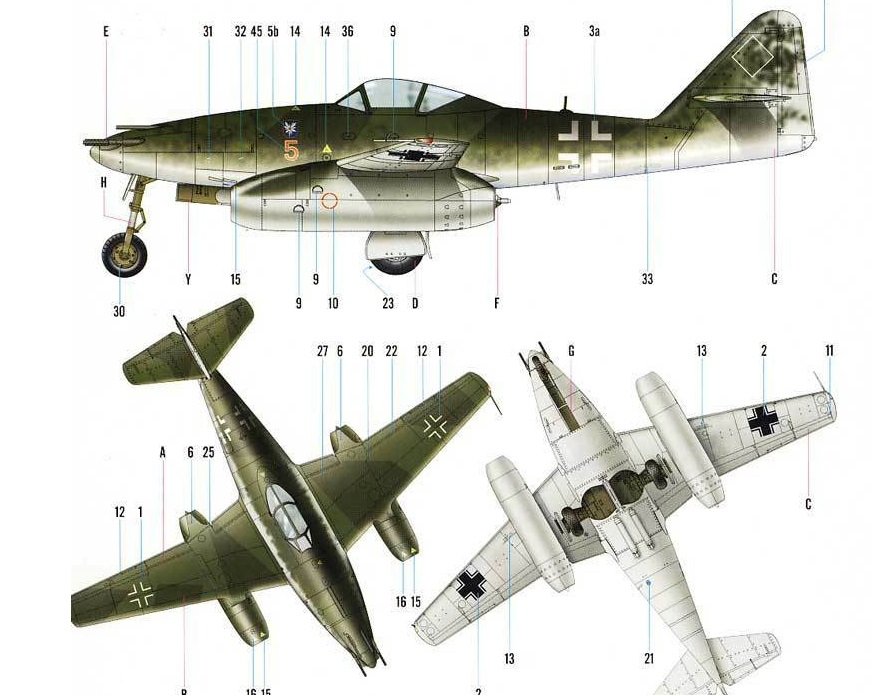 Me262 skins taken from artwork. - Page 2 - Skins and Templates 