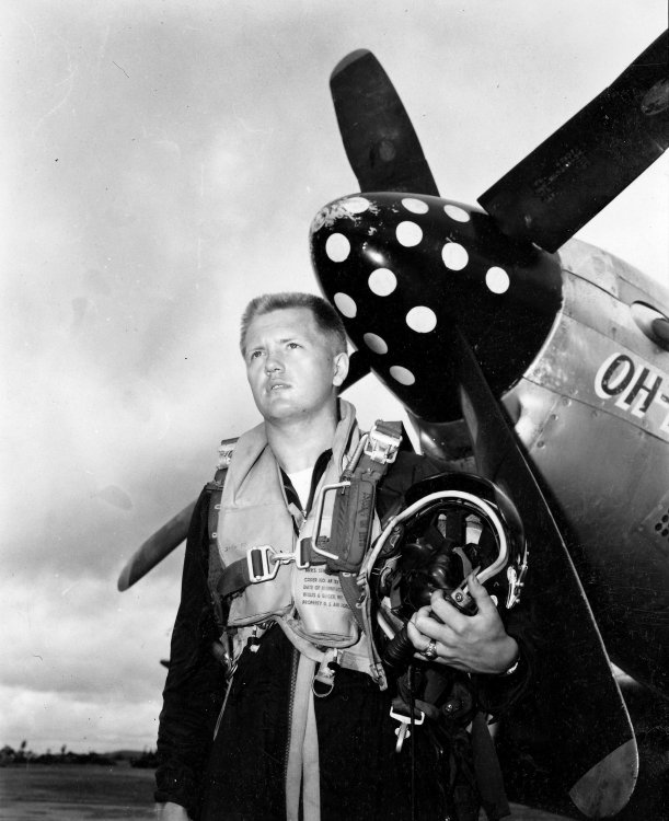 RF-51 OH-KAYE BABY 2 Lt Dell C Toedt of 45th TRS, Kimpo, Korea 1952.jpg