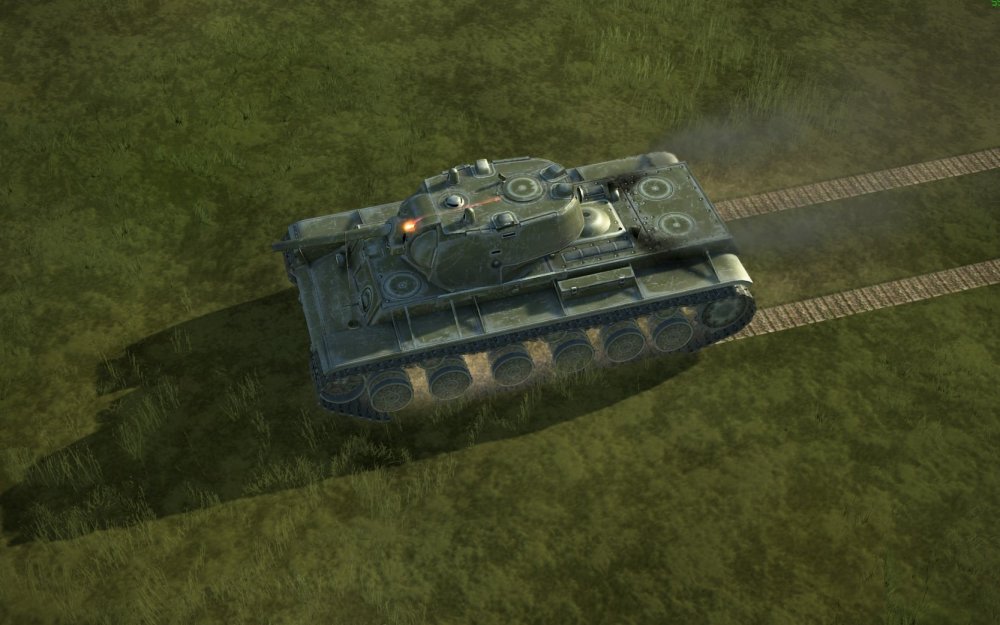 kv russian tank hit in turret by panther round.jpg