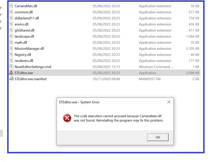 4.707c ME start error FIXED - Technical Issues and Bug Reports - IL-2 ...