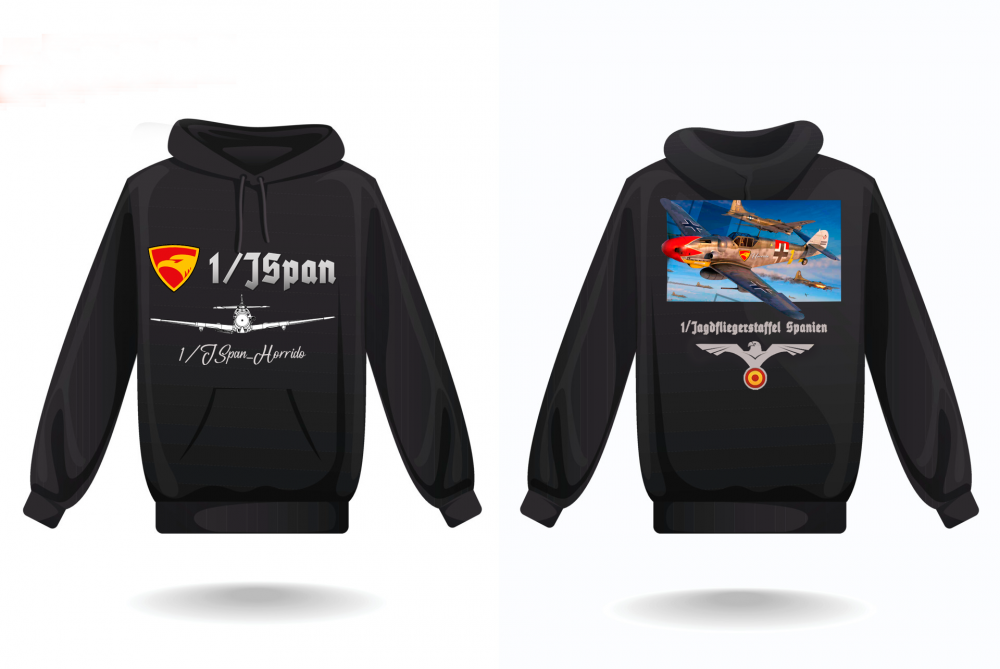 Sudadera negra mangas lasgas y capucha 1JSpan.png