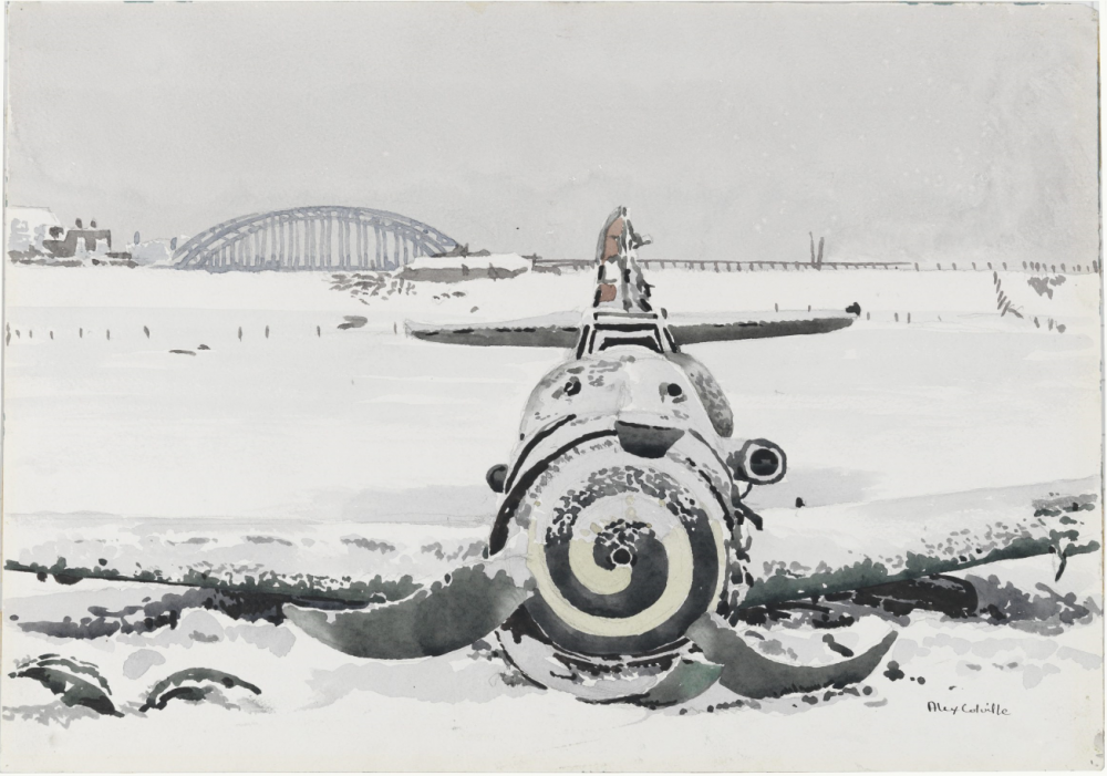 Messerschmitt 109 in the snow Holland.png